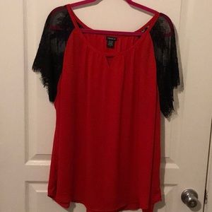 Torrid Holiday Party Red Top